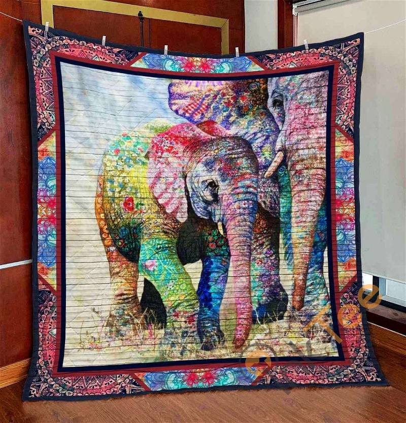 Elephant 6 Quilt Blanket Bedding Set