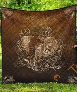 Elephant Mandala Quilt
