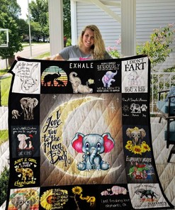 Elephants Quilt Blanket Bedding Set for Home Décor