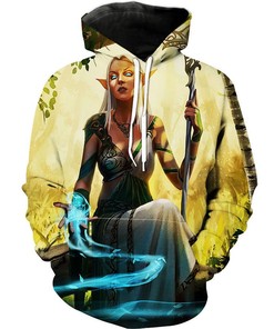 Elf Magic High Fantasy Elf Hoodie 3D