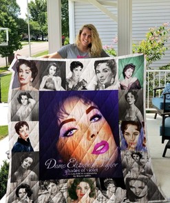 Elizabeth Taylor For Fans New Quilt Blanket Bedding Set