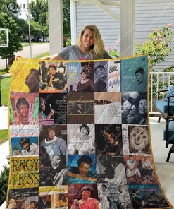 Ella Fitzgerald Albums For Fans Collection Quilt Blanket Bedding Set
