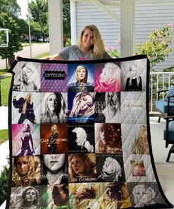 Ellie Goulding Quilt Blanket Bedding Set for Home Décor