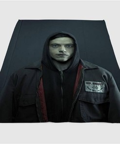Elliot Alderson Mr Robot Sherpa Fleece Blanket Gifts for Family, for Couple