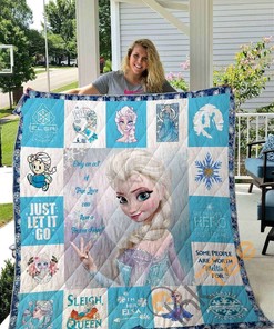 Elsa Frozen Quilt Blanket Bedding Set