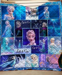 Elsa Let It Go Quilt Blanket Bedding Set