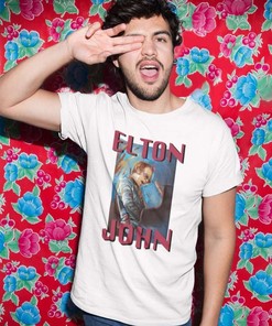 Elton John Poster Print T-Shirt