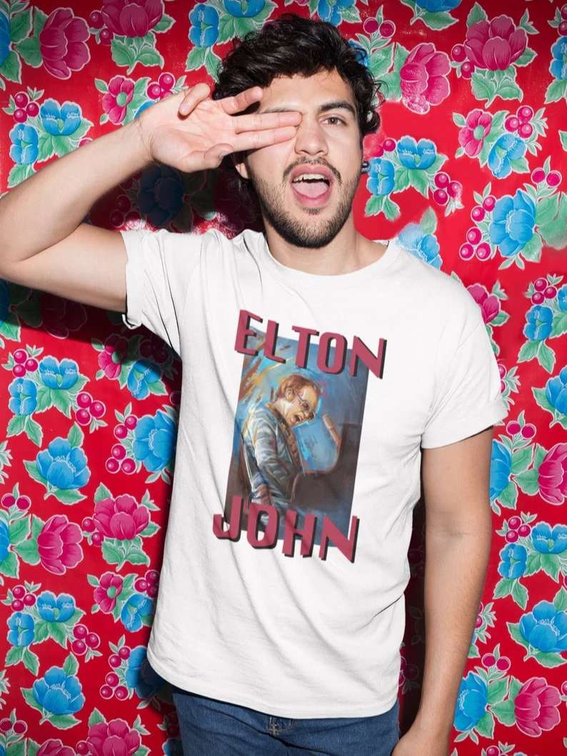 Elton John Poster Print T-Shirt