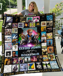 Elton John Quilt Blanket