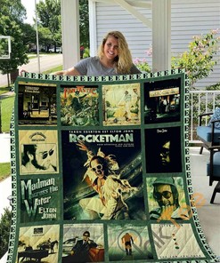 Elton John Rocketman Quilt Blanket #31