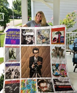 Elvis Costel Albums For Fans Collection Quilt Blanket Bedding Set