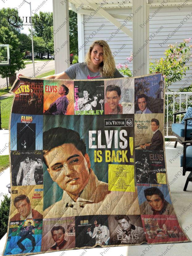 Elvis Is Back Elvis Presley Collection Quilt Blanket Bedding Set