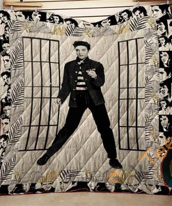 Elvis Presley 2 Quilt Blanket Bedding Set