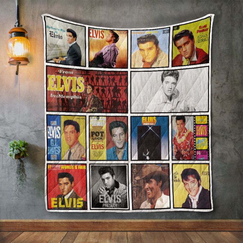 Elvis Presley From Elvis In Memphis Album Quilt Blanket Bedding Set