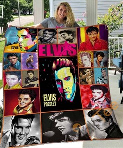 Elvis Presley Quilt Blanket Bedding Set With Pillowcase Option
