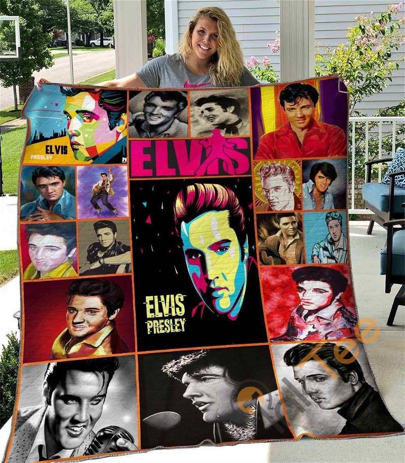 Elvis Presley Quilt Blanket Bedding Set With Pillowcase Option