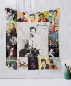 Elvis Presley Two Quilt Blanket Bedding Set for Home Décor