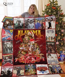 Emi Alabama Christmas Tree Quilt Blanket Bedding Set
