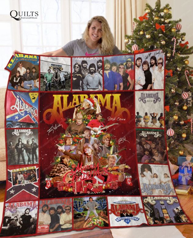 Emi Alabama Christmas Tree Quilt Blanket Bedding Set