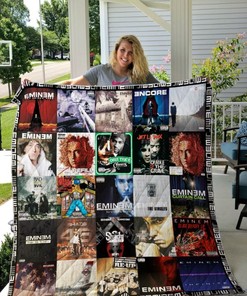 Eminem Albums Co Poster Curtain Call Quilt Blanket Bedding Set