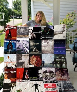 Eminem Albums Collection Quilt Blanket Bedding Set
