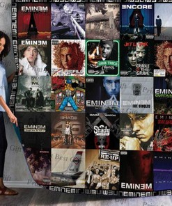 Eminem Albums Cover Poster Quilt Blanket Bedding Set