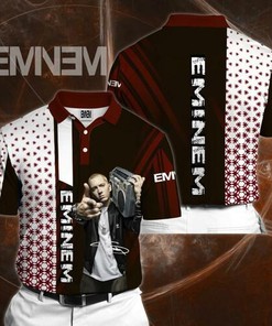 Eminem Polo Shirt 3D All Over Print Polo Shirt