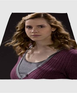 Emma Watson As Hermione Sherpa Fleece Blanket Gifts for Family, for Couple