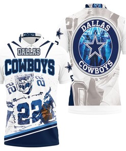 Emmitt Smith #22 Dallas Cowboys Nfc East Division Champions Super Bowl 2021 Polo Shirt All Over Print Shirt 3d T-shirt