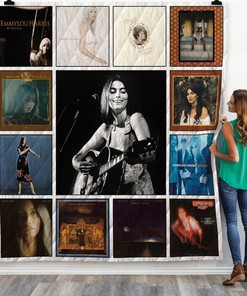 Emmylou Harris Albums Collection Quilt Blanket Bedding Set