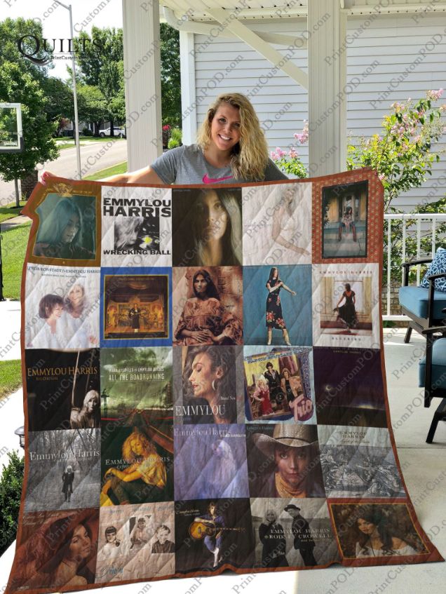 Emmylou Harris Albums For Fans Collection Quilt Blanket Bedding Set