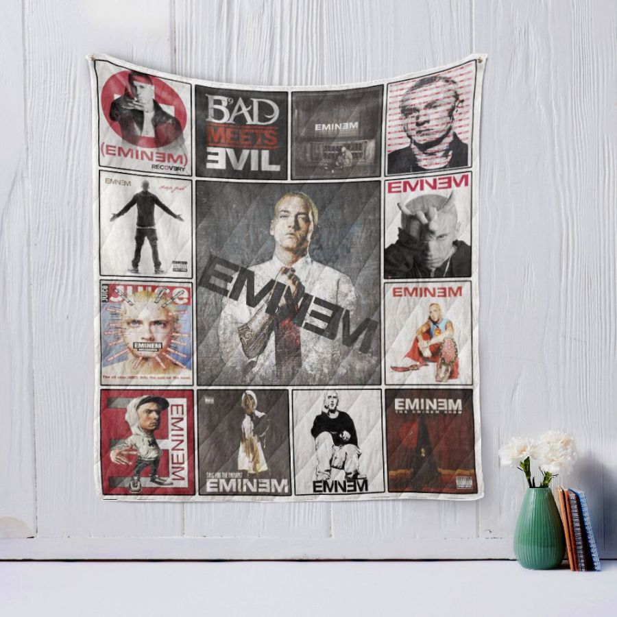 Encore Eminem Style Quilt Blanket Bedding Set for Home Décor