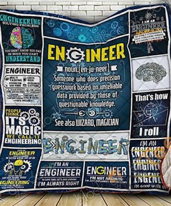 Engineer Quilt Blanket Bedding Set