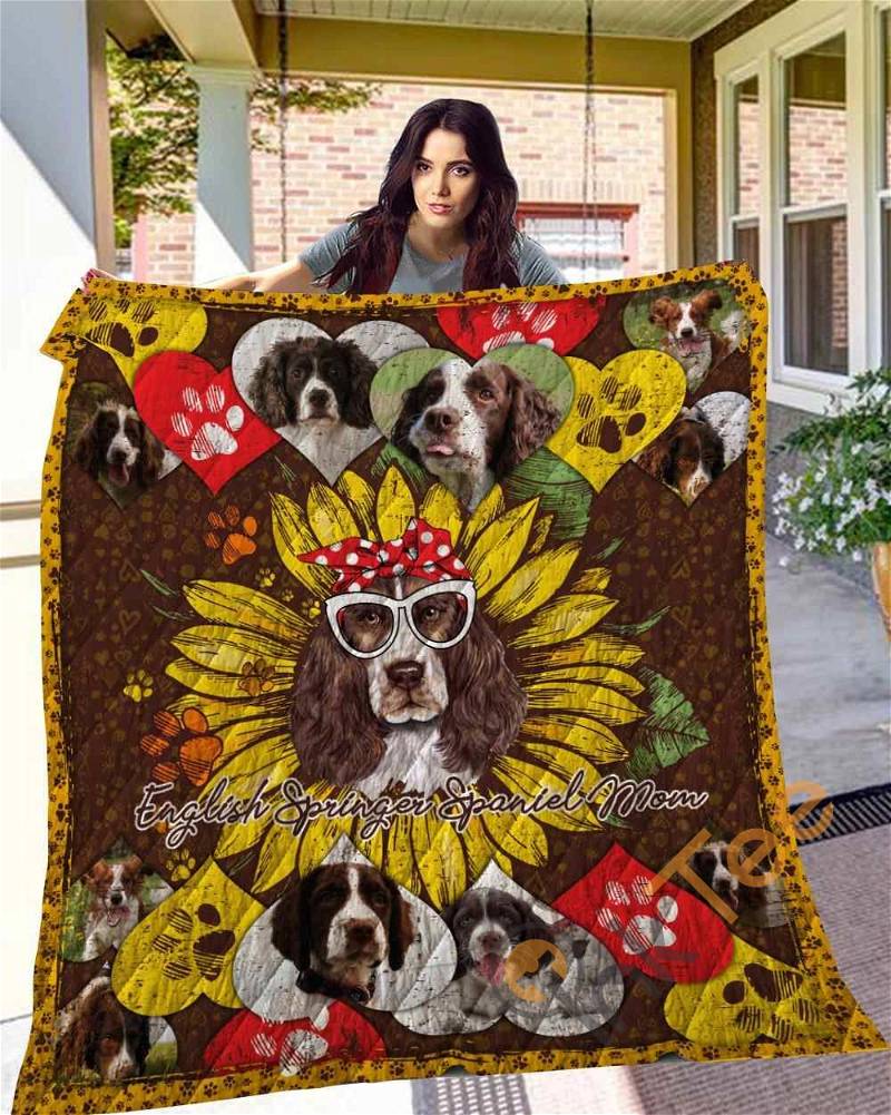 English Springer Spaniel 14 Quilt Blanket Bedding Set
