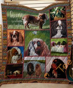 English Toy Spaniel 09 Quilt Blanket Bedding Set