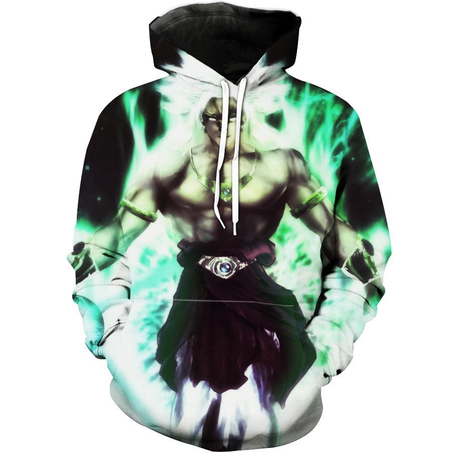 Epic Broly Dragon Ball Realistic Hoodie 3D