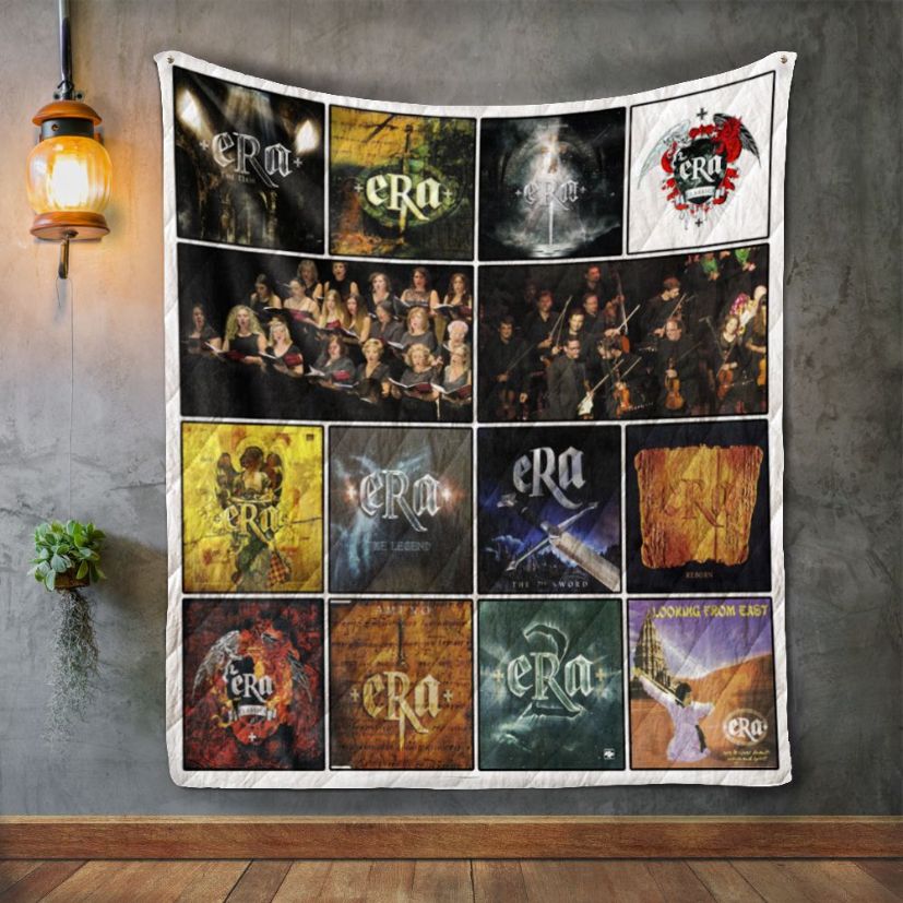 Era Album Vintage Quilt Blanket Bedding Set for Home Décor