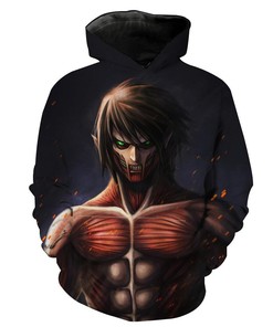 Eren Yeager Titan Attack On Titan Hoodie 3D