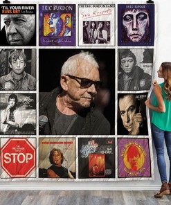 Eric Burdon Albums Collection Quilt Blanket Bedding Set