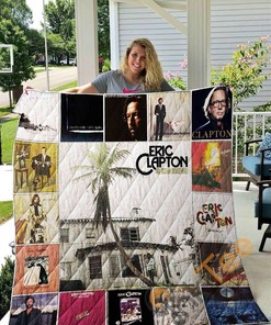 Eric Clapton Quilt Blanket Bedding Set With Pilliwcases Option Ver2