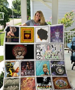 Erykah Badu Quilt Blanket Bedding Set for Home Décor