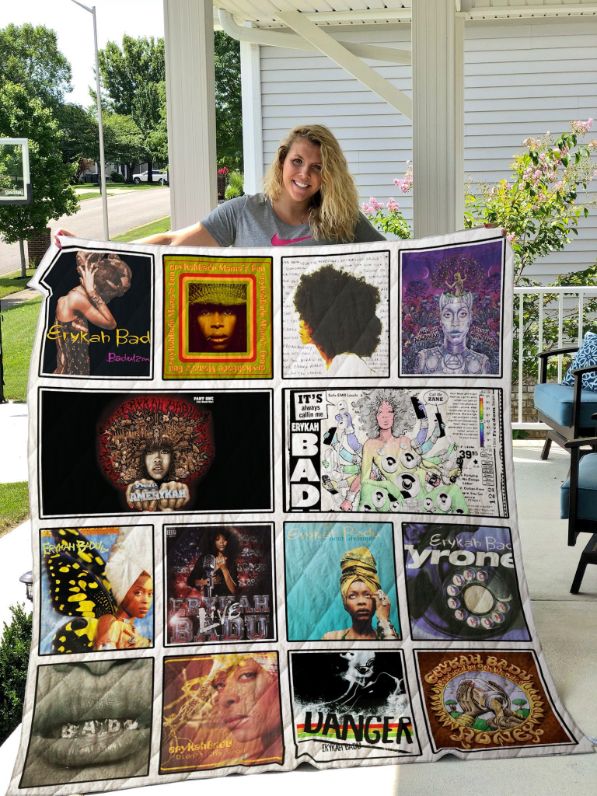 Erykah Badu Quilt Blanket Bedding Set for Home Décor