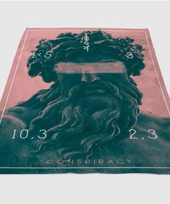 Escultura Griega Sherpa Fleece Blanket Gifts for Family, for Couple