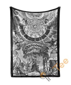 Esoteric Art The Tree Of Life Sherpa Fleece Blanket Gifts for Family, for Couple