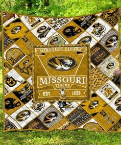 Est 1839 Ncaa Missouri Tigers Quilt Blanket Bedding Set