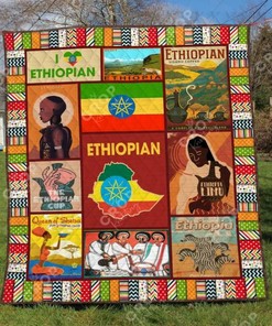 Ethiopia LI2807A TBG Quilt Blanket Bedding Set