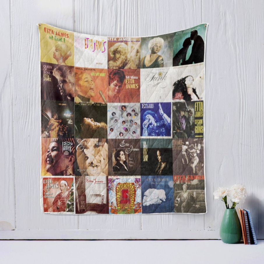 Etta James Quilt Blanket Bedding Set Vintage Blanket