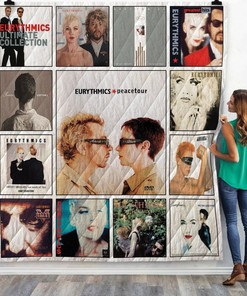 Eurythmics Combined Peace Tour Quilt Blanket Bedding Set