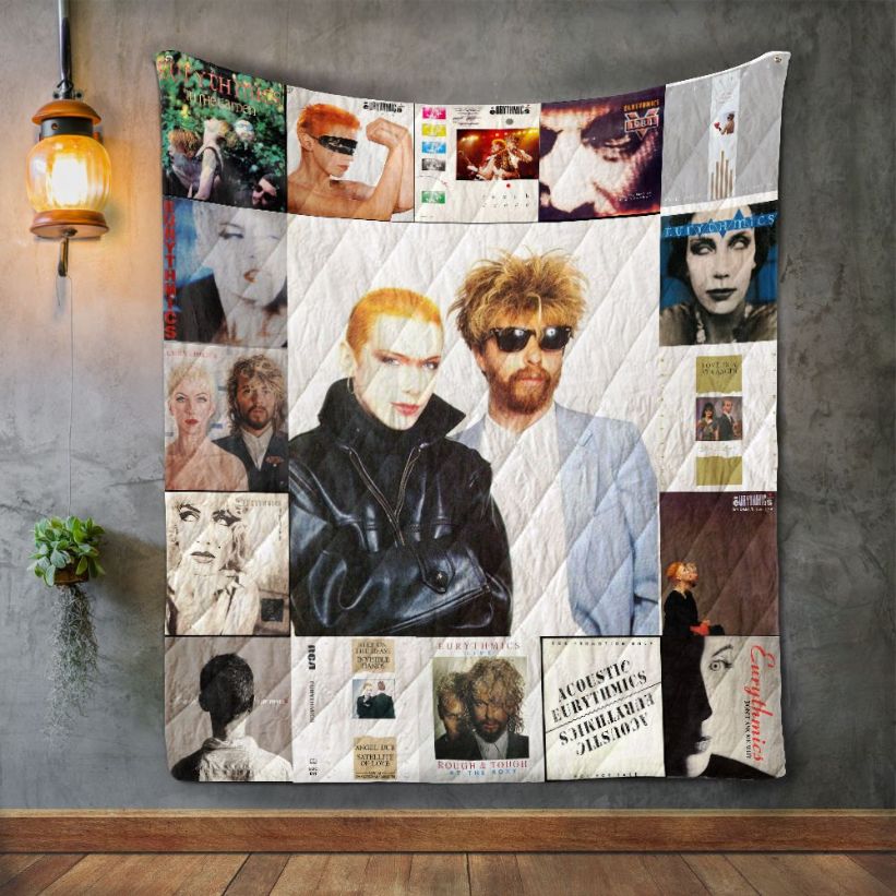 Eurythmics Style Two Album Quilt Blanket Bedding Set