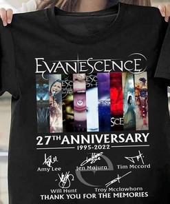 Evanescence Band 27Th Anniversary T-Shirt